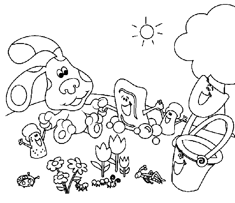 Blues Clues Coloring in Pages 9