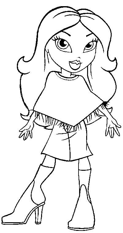 Bratz Coloring in Pages 5