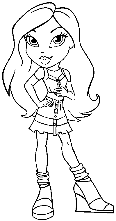 Bratz Coloring in Pages 7