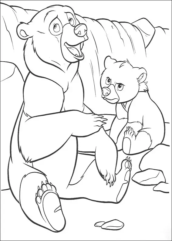 Brother Bear Coloring in Pages 4