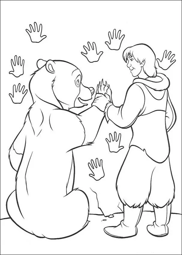 Brother Bear Coloring in Pages 5