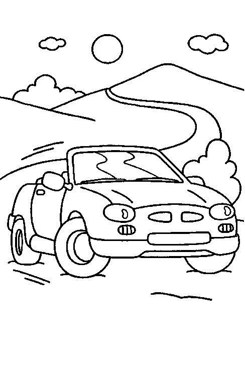 Cars Coloring in Pages 6
