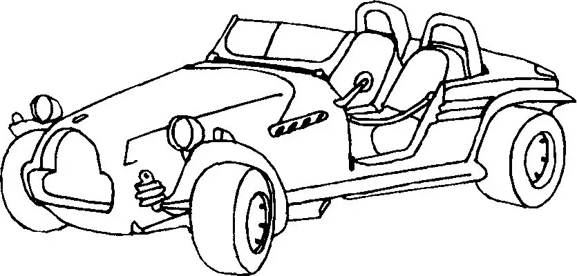 Cars Coloring in Pages 7
