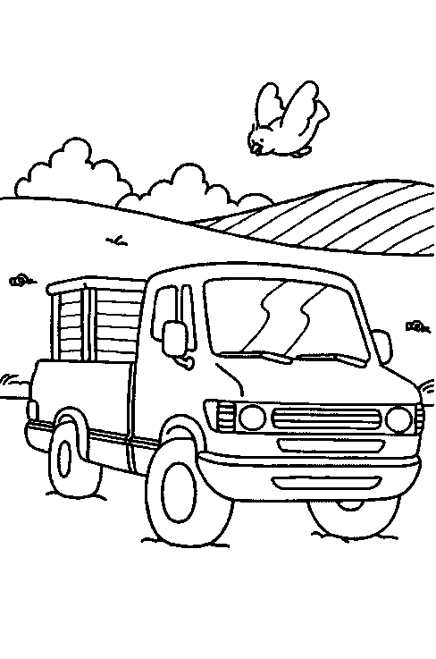 Cars Coloring in Pages 9