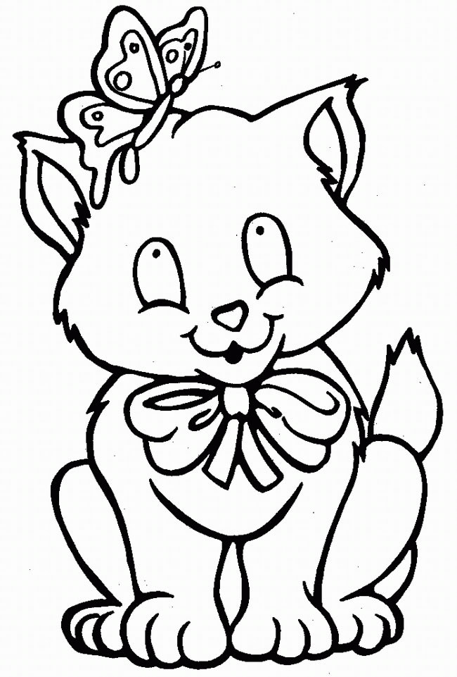 Cat Coloring in Pages 1
