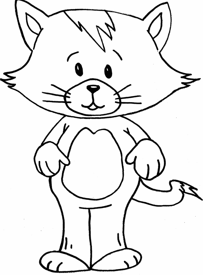 Cat Coloring in Pages 12