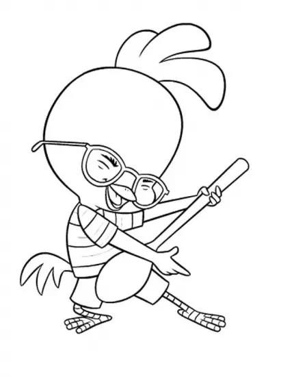 Chicken Little Coloring in Pages 5