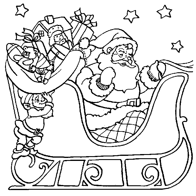 Christmas Coloring in Pages 1