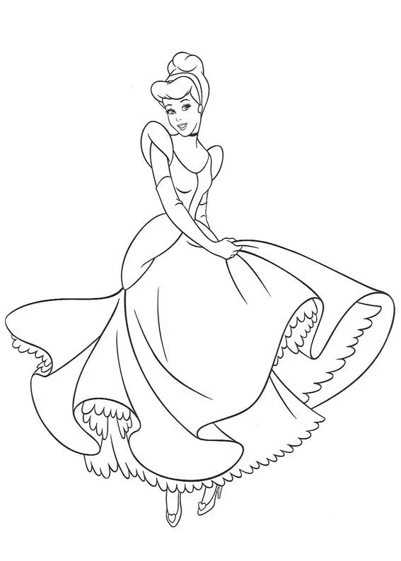 Cinderella 2 Coloring in Pages 1