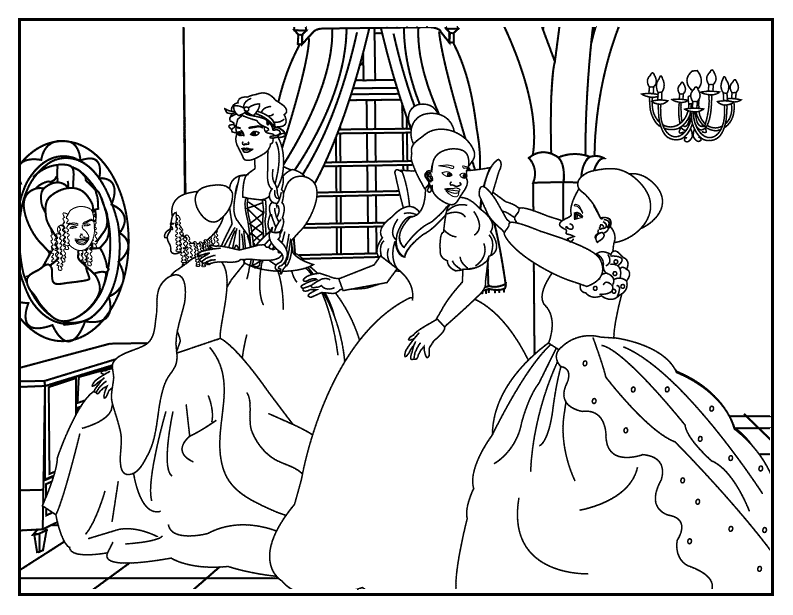 Cinderella 2 Coloring in Pages 7