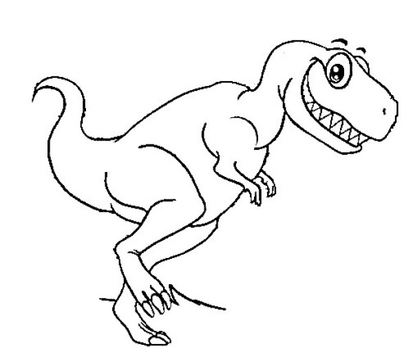 Dinosaur Coloring in Pages 1