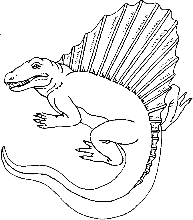 Dinosaur Coloring in Pages 2