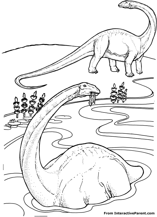 Dinosaur Coloring in Pages 3