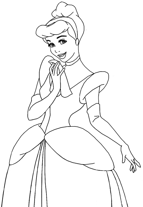 Disney Princess Coloring in Pages 12