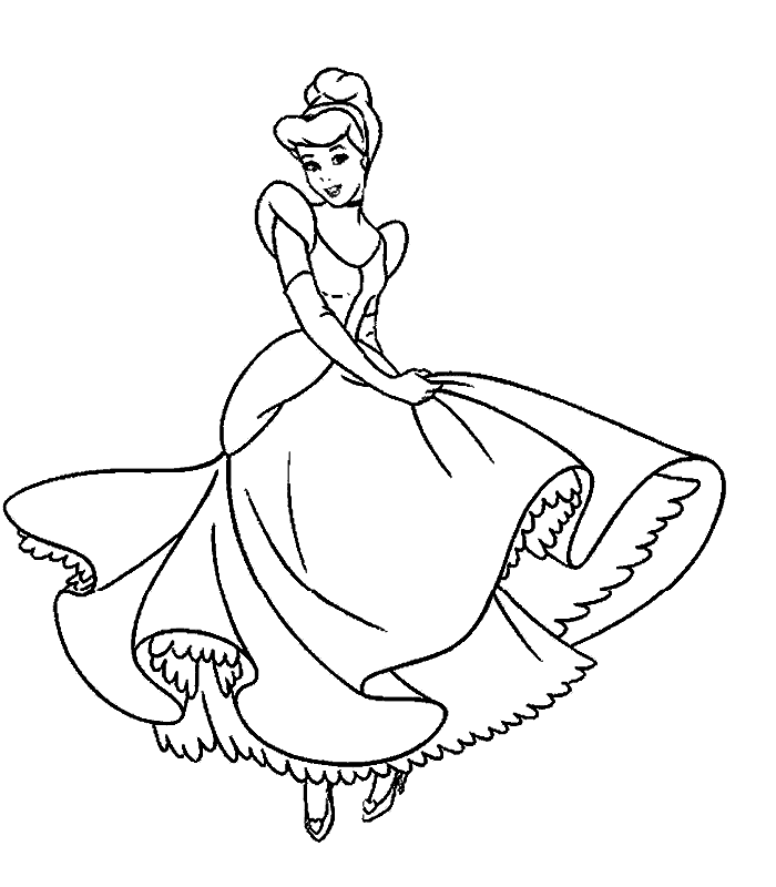 Disney Princess Coloring in Pages 9