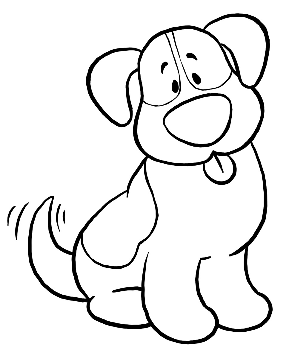 Dog Coloring in Pages 11