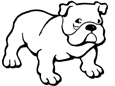 Dog Coloring in Pages 12