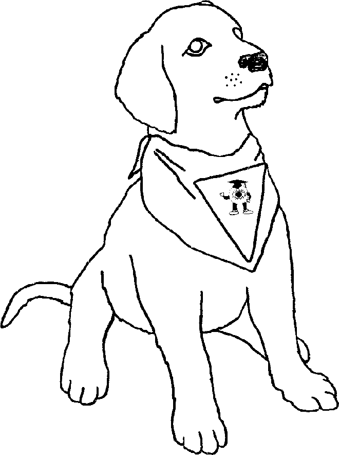Dog Coloring in Pages 3