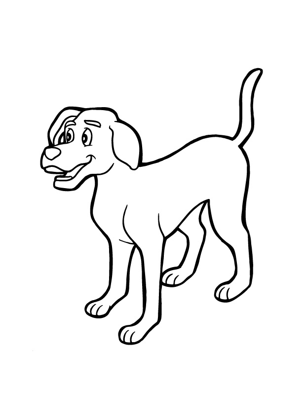Dog Coloring in Pages 4