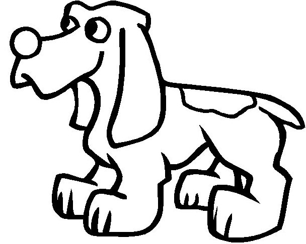 Dog Coloring in Pages 6