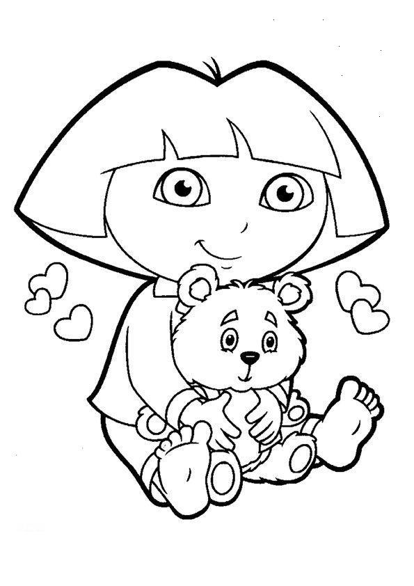 Dora Coloring in Pages 7