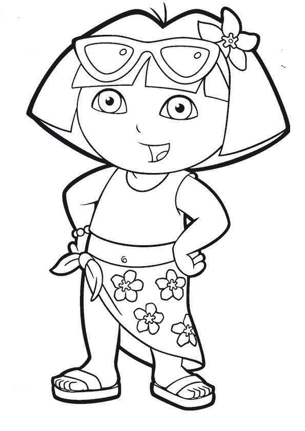 Dora Coloring in Pages 8