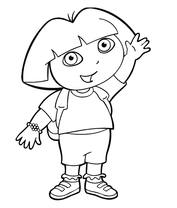 Dora The Explorer Coloring in Pages 11