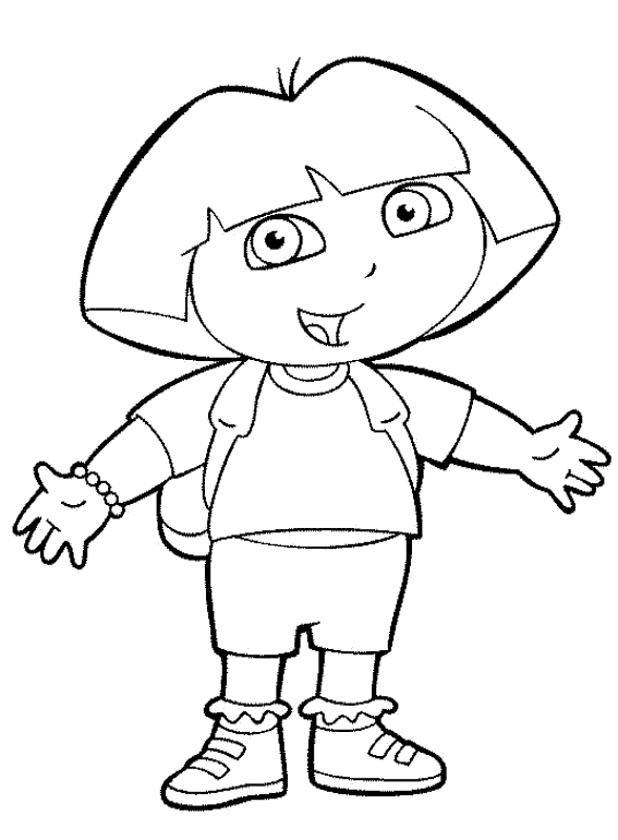 Dora The Explorer Coloring in Pages 5