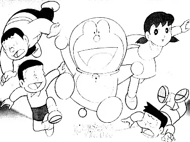 Doraemon Coloring in Pages 6