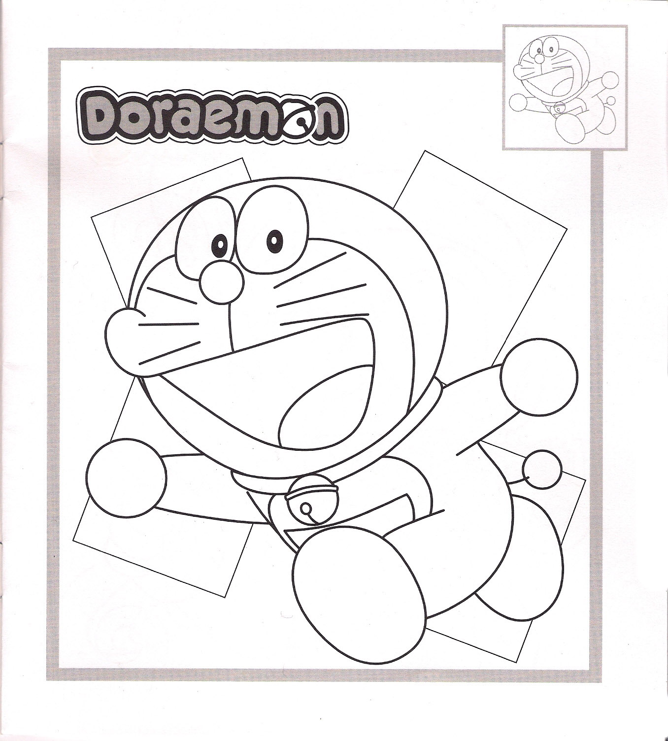 Doraemon Coloring in Pages 9