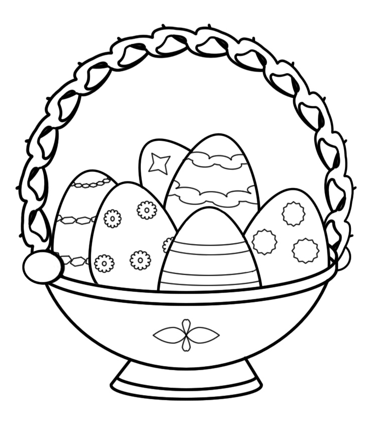 Easter Coloring in Pages 10