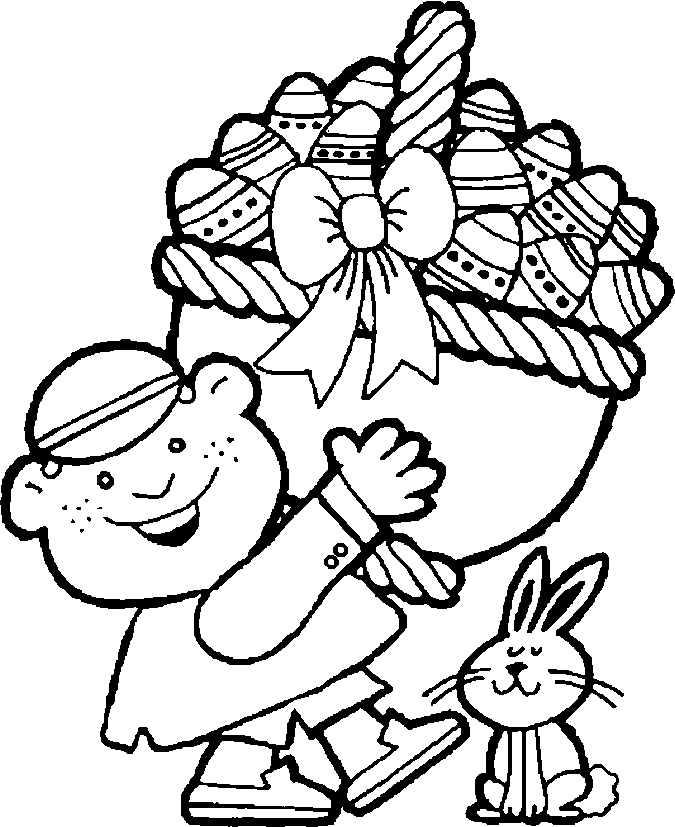 Easter Coloring in Pages 2