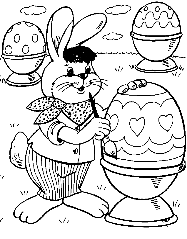 Easter Coloring in Pages 5