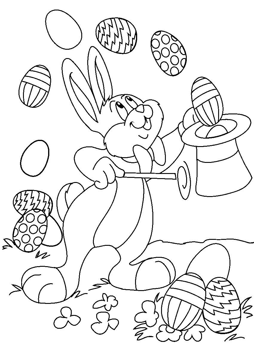 Easter Coloring in Pages 9