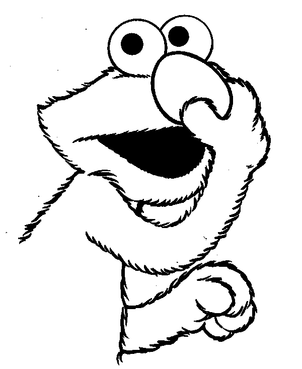 Elmo Coloring in Pages 3