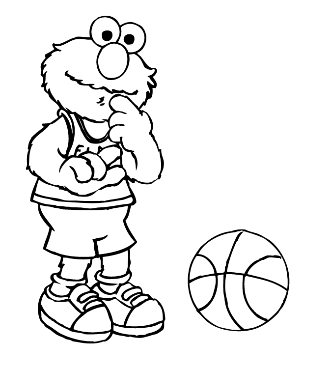 Elmo Coloring in Pages 9