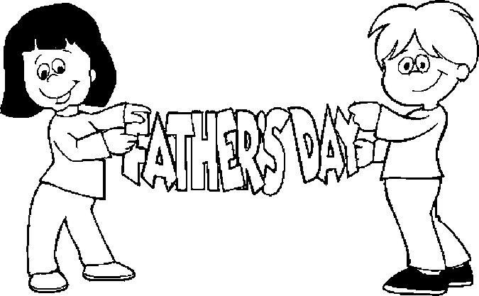 Fathers Day Coloring in Pages 10