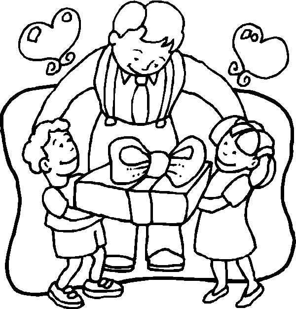 Fathers Day Coloring in Pages 6