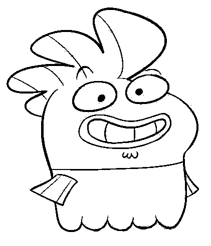 Fish Hooks Coloring in Pages 3