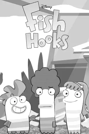 Fish Hooks Coloring in Pages 6