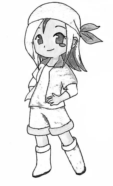 Harvest Moon Coloring in Pages 7