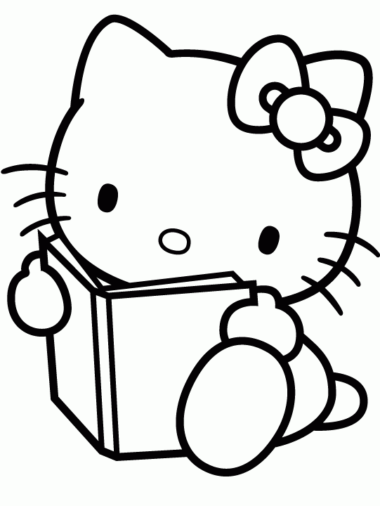Hello Kitty Coloring in Pages 1