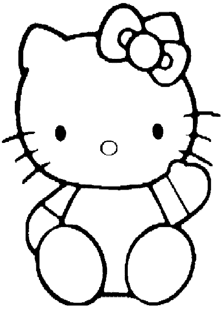 Hello Kitty Coloring in Pages 9