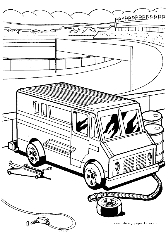 Hot Wheels Coloring in Pages 1