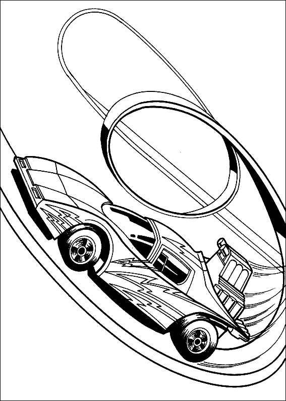 Hot Wheels Coloring in Pages 5