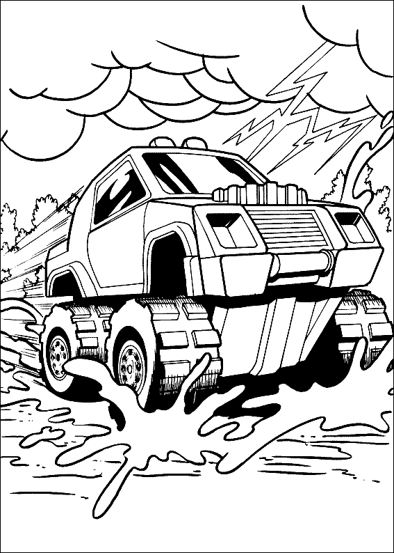 Hot Wheels Coloring in Pages 9