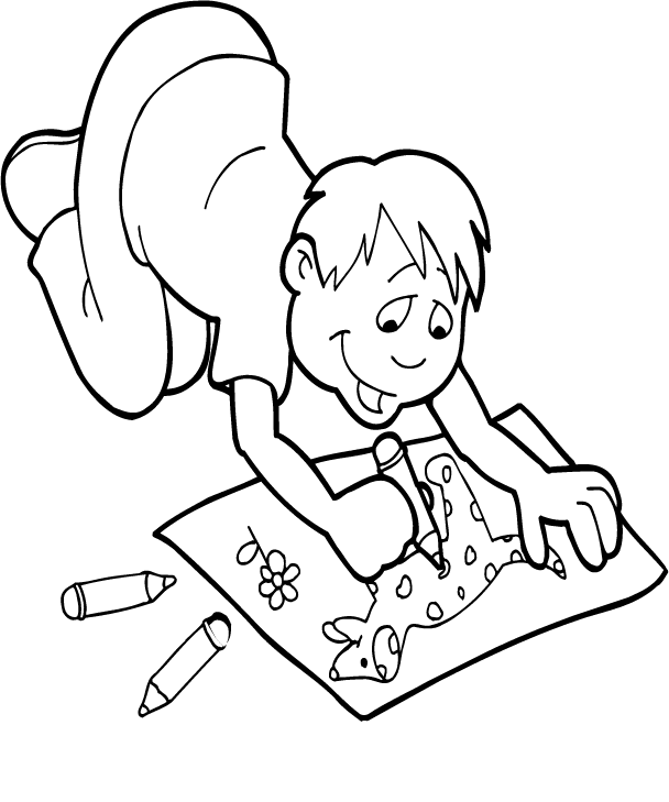 Kids Coloring in Pages 4