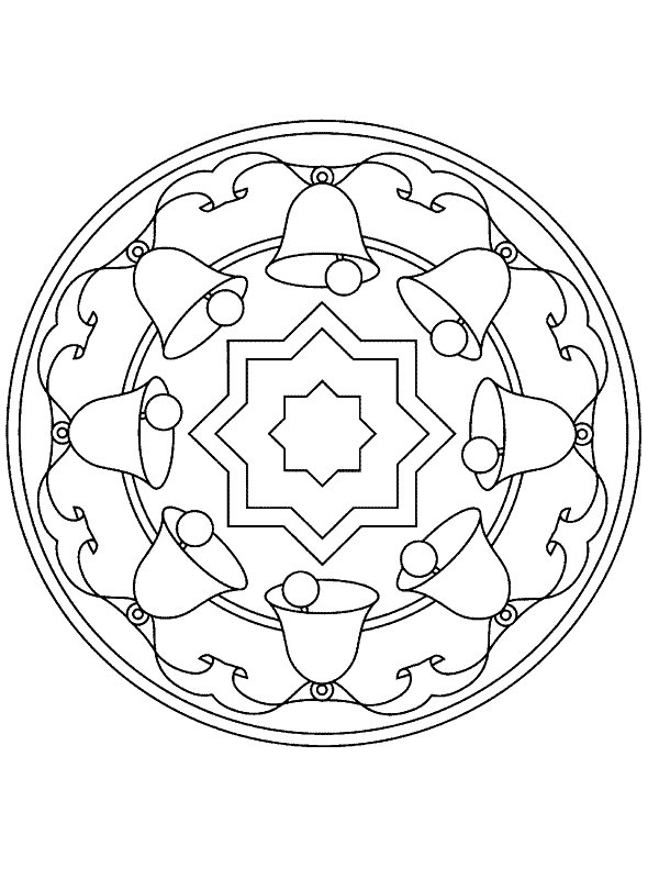 Mandala Coloring in Pages 2