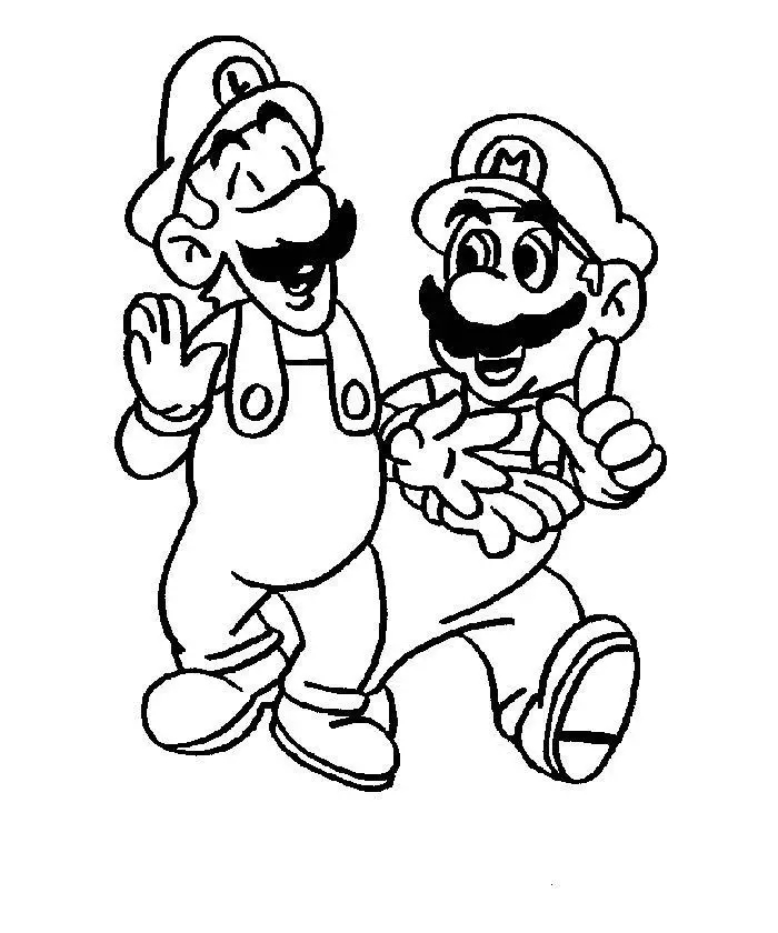 Mario Coloring in Pages 5