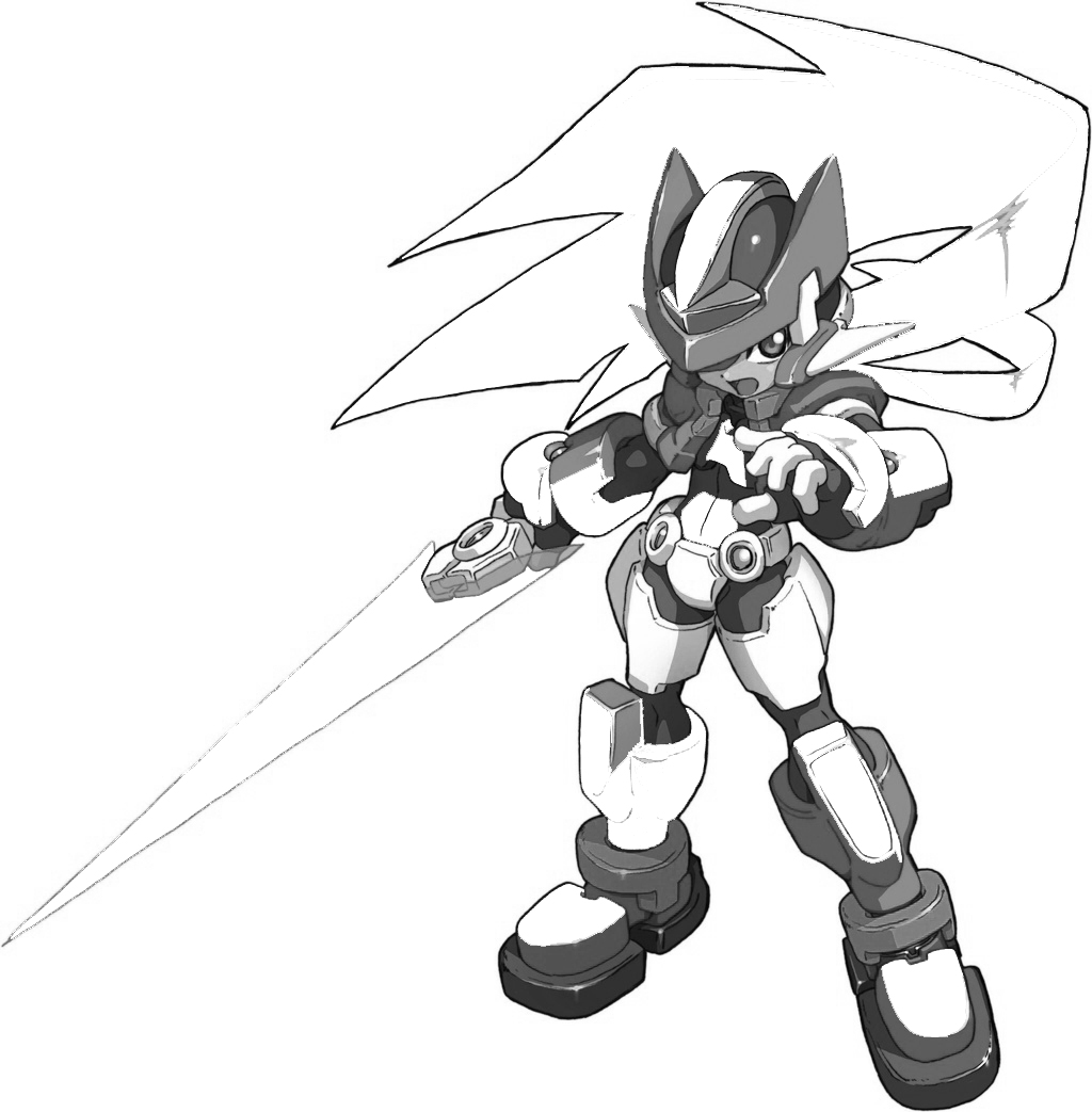 Megaman ZX Coloring in Pages 6
